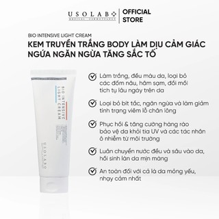 [HÀNG CÔNG TY] Kem dưỡng trắng da body USOLAB Bio Intensive Light Cream (250ml)