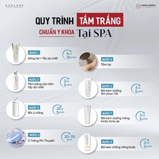 [HÀNG CÔNG TY] Kem ủ trắng body Usolab Bio Tone Up Whitening Body Mask (5 gói-100g)