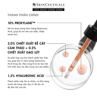 [HÀNG CÔNG TY] Serum HA giúp da căng mịn, bóng mượt và săn chắc Skinceuticals Serum H.A. Intensifier (30ml)