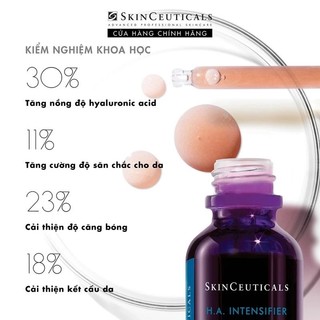 [HÀNG CÔNG TY] Serum HA giúp da căng mịn, bóng mượt và săn chắc Skinceuticals Serum H.A. Intensifier (30ml)