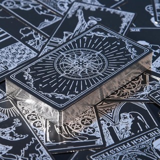 Bộ Bài Silver Thread Rider Waite Tarot (Chất Liệu PVC) (Mystic House Tarot Shop) - Bài Gốc Authentic Chính Hãng 100%
