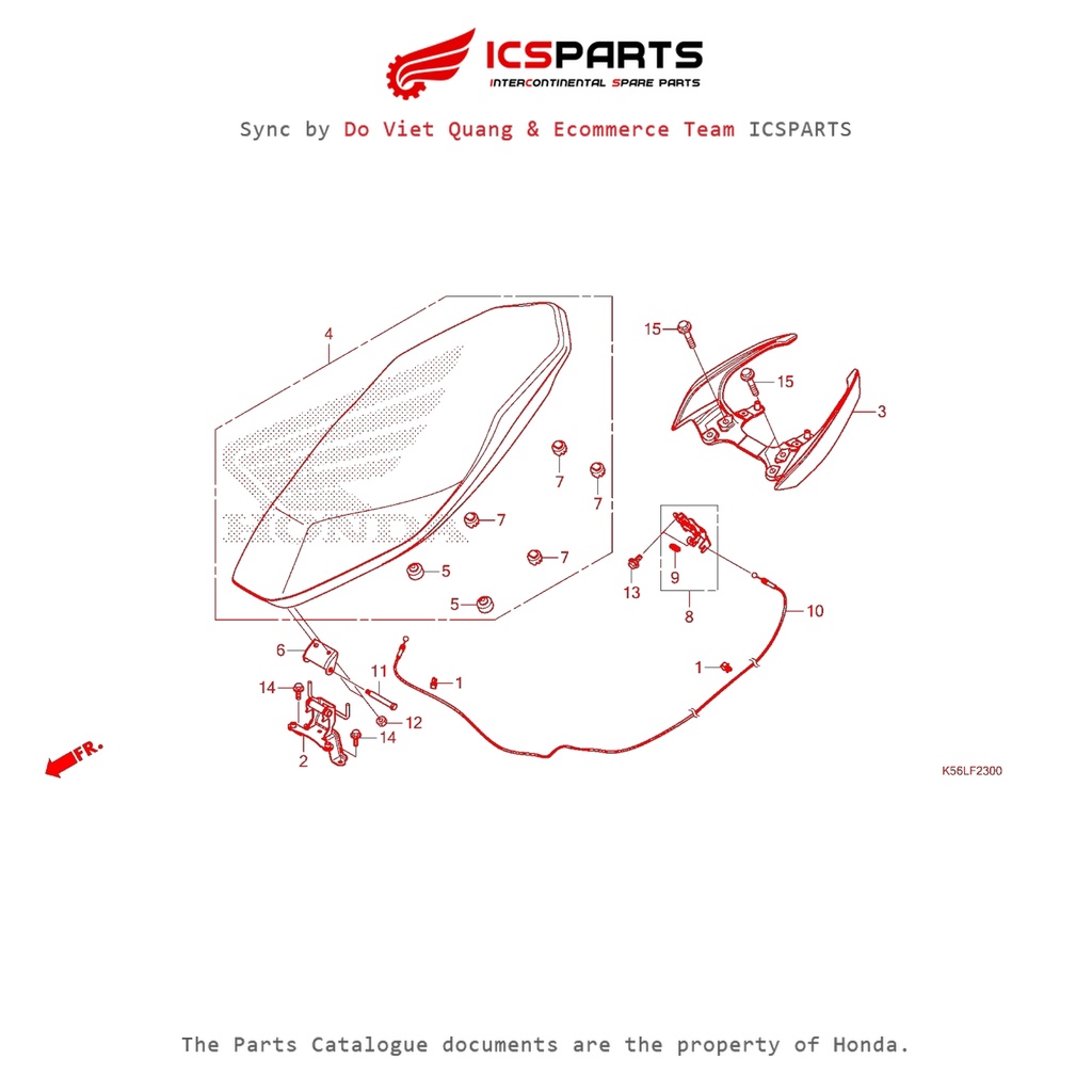 Yên Xe (F-23-A) HONDA Winner X (07/2019+) Parts Catalogue | Shopee Việt Nam