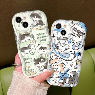 Ốp Lưng Realme C12 C25 C25s C15 C11 2020 C11 2021 C20 C20A C21Y C25Y Case Trong suốt Dễ thương hoạt hình động vật