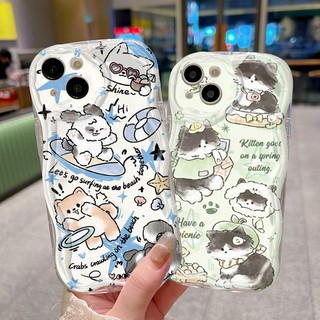 Ốp Lưng Realme C12 C25 C25s C15 C11 2020 C11 2021 C20 C20A C21Y C25Y Case Trong suốt Dễ thương hoạt hình động vật