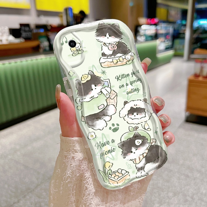 Ốp Lưng VIVO Y91C Y90 Y1s Case Trong suốt Dễ thương hoạt hình động vật