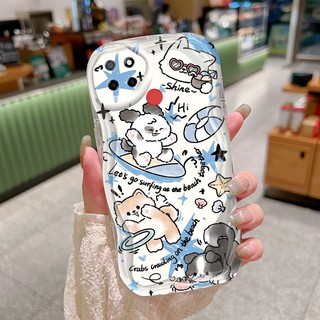 Ốp Lưng Realme C12 C25 C25s C15 C11 2020 C11 2021 C20 C20A C21Y C25Y Case Trong suốt Dễ thương hoạt hình động vật