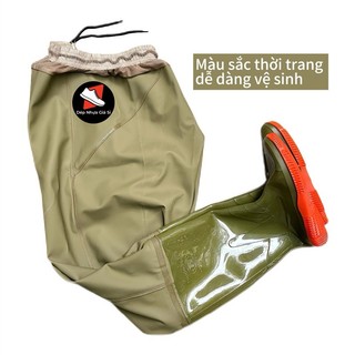 Ủng Quần Cao Su 2 Lớp Vải Đế Đỏ Trường Sơn - Size 36-43 - Chống Nước, Lội Bùn, Làm Vườn - Nam & Nữ CAO CẤP