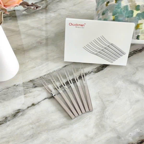 Hộp 6 Nĩa Vân Đá Chockmen Sang Trọng CKM785