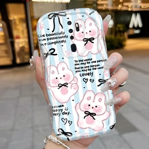 Ốp Lưng OPPO A5 2020 A9 2020 A11 A11X Case Trong suốt Hoạt hình động vật dễ thương