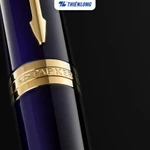 Bút cao cấp Parker Ingenuity Blue GT, thân xanh, mạ vàng 18K, có khắc tên làm quà tặng — ảnh 6