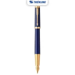 Bút cao cấp Parker Ingenuity Blue GT, thân xanh, mạ vàng 18K, có khắc tên làm quà tặng — ảnh 3