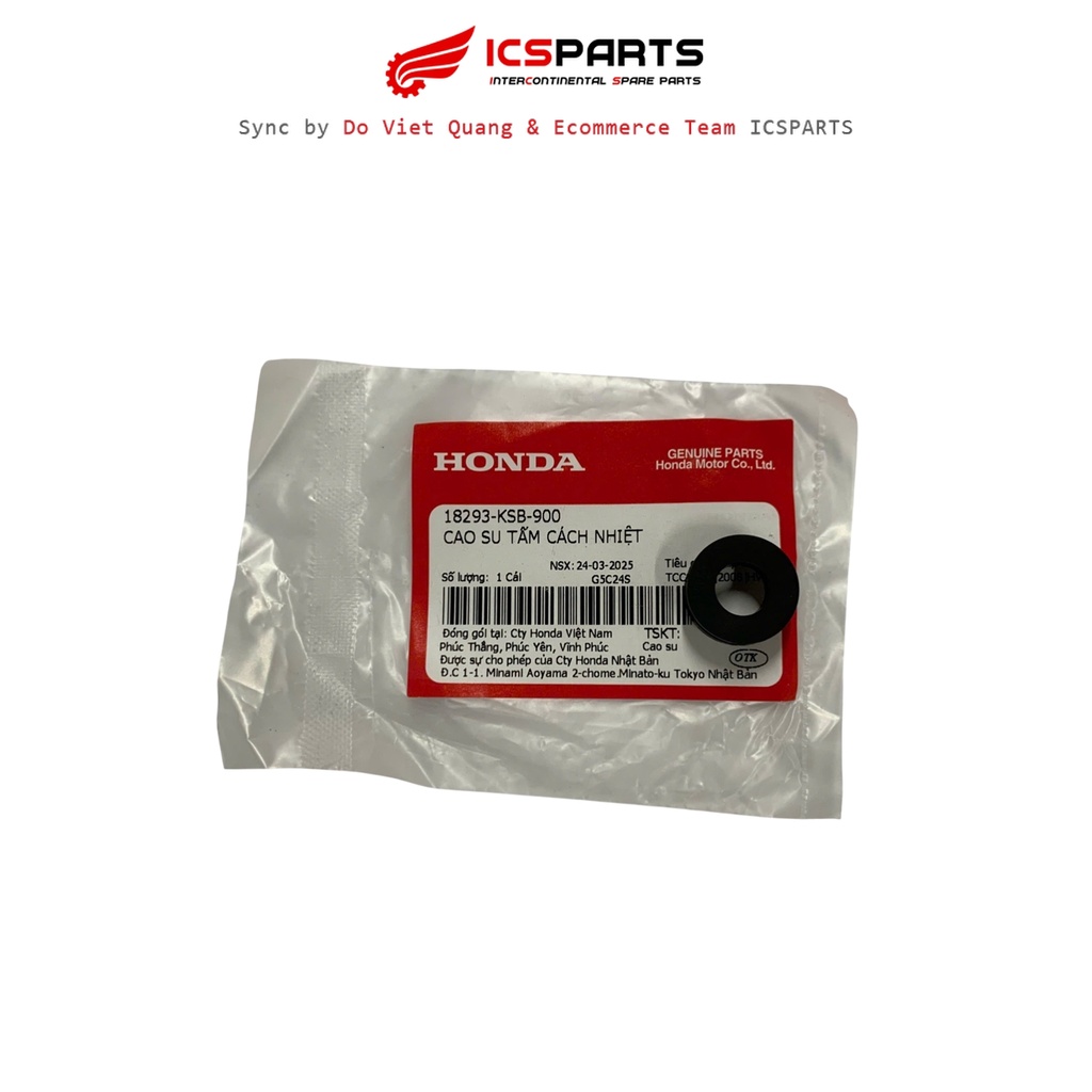 Cao Su Tấm Cách Nhiệt HONDA Air Blade / Click (18293-KSB-900) | Shopee ...