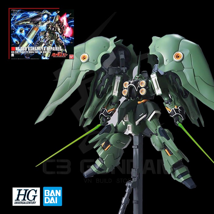 Mô hình lắp ráp HG 1/144 NZ-666 Kshatriya HGUC bandai