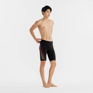 Quần bơi jammer nam DECATHLON 500 Fiti đen/đỏ mã 8851733