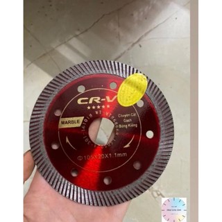 Lưỡi Cắt CRV 105mm Cao Cấp – Cắt Gạch, Đá, Bê Tông, Ngói, Độ Bền Vượt Trội, Sắc Bén Mạnh Mẽ