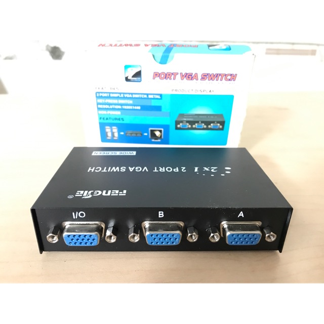 Bộ chọn cổng VGA 2 máy tinh chung một màn hình | Shopee Việt Nam