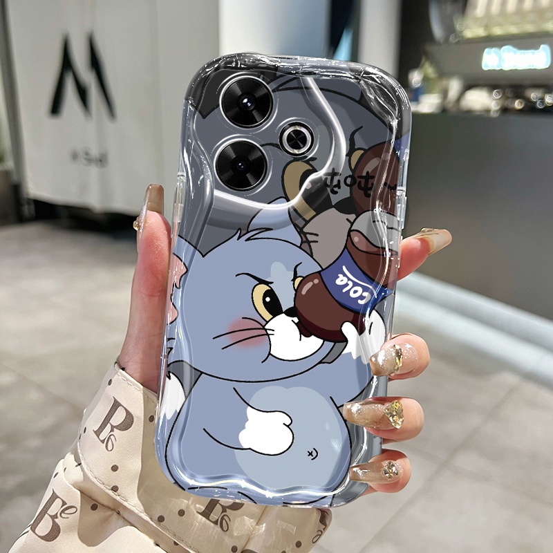 Ốp Lưng Xiaomi Redmi 13 5G 13C POCO M6 4G M6 Plus 5G C65 Case Trong suốt Động vật hoạt hình Z5118