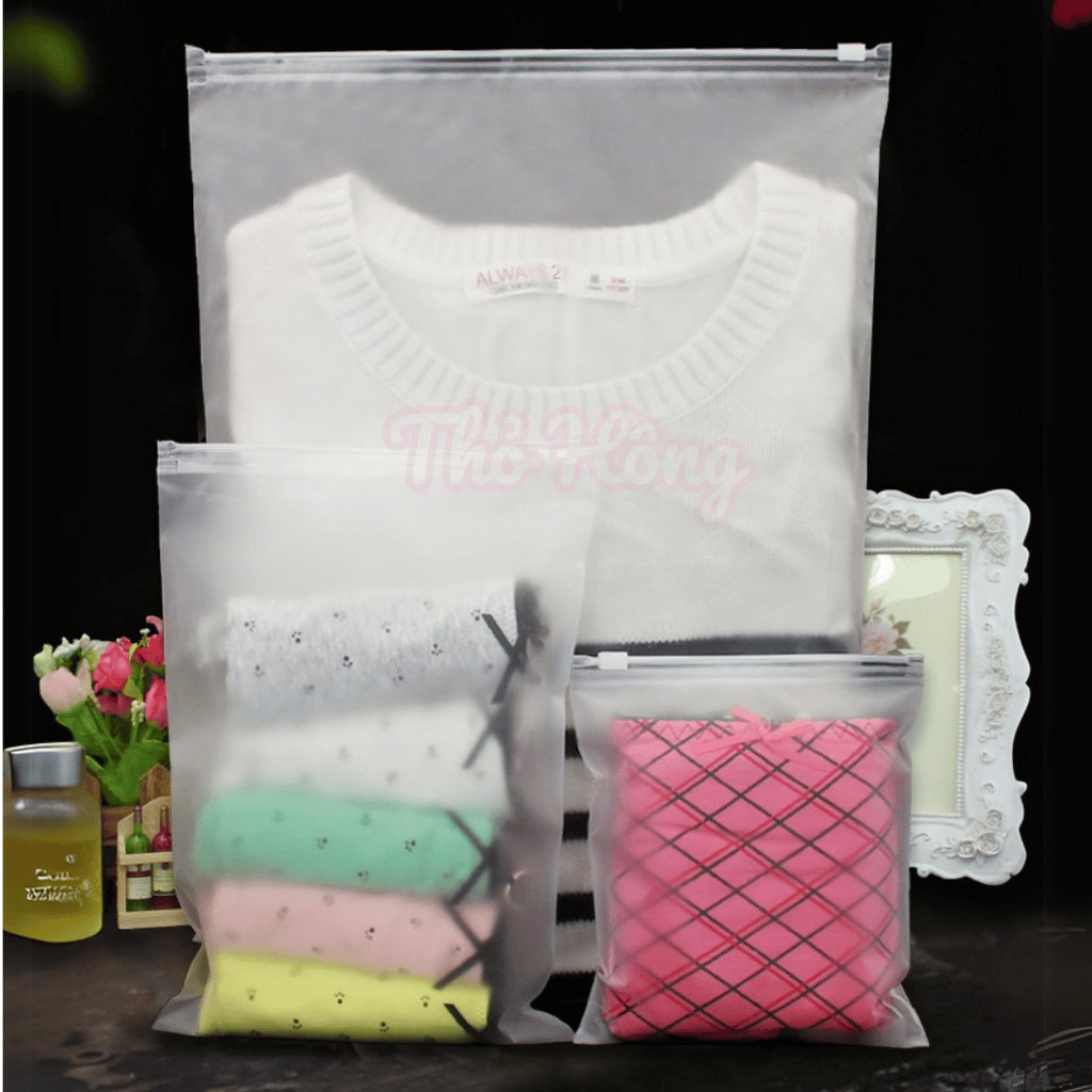 🎁 COMBO 3-10 Túi Zip Lụa Khóa Kéo Cao Cấp Đựng Quần Áo, Phụ Kiện, Tất Vớ...🎁