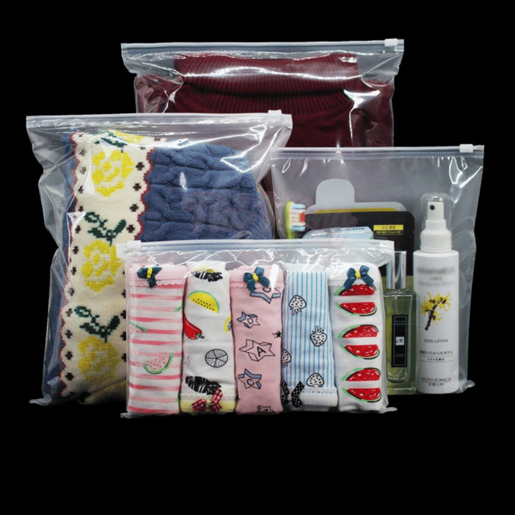 🎁 COMBO 3-10 Túi Zip Lụa Khóa Kéo Cao Cấp Đựng Quần Áo, Phụ Kiện, Tất Vớ...🎁