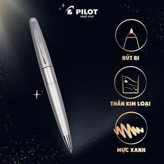 [3 màu] Bút bi ký tên PILOT cao cấp Mr1 mực xanh (0.7-0.1 mm)/BP-MR1