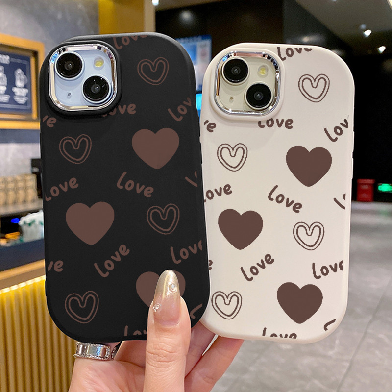 Ốp Lưng iPhone 6 Plus 6s Plus 7 Plus 8 Plus X Xs Max Xr 11 Pro Max Case Yêu dễ thương UA0321