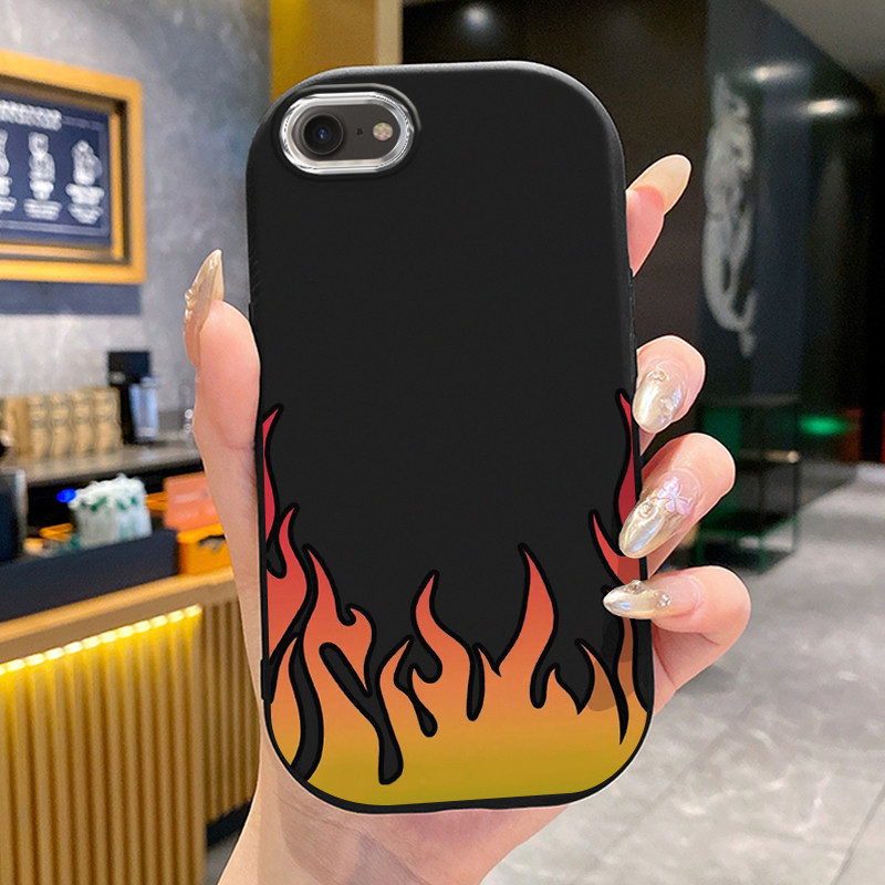 Ốp Lưng iPhone 6 Plus 6s Plus 7 Plus 8 Plus X Xs Max Xr 11 Pro Max Case Đơn giản Lửa UA0322