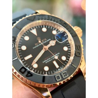 Đồng Hồ Nam Rolex Yacht Master - size 40mm máy cơ Automatic - vỏ thép 904L , khoá hộp, núm zen, niềng xoay