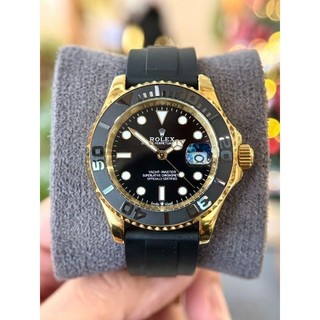 Đồng Hồ Nam Rolex Yacht Master - size 40mm máy cơ Automatic - vỏ thép 904L , khoá hộp, núm zen, niềng xoay