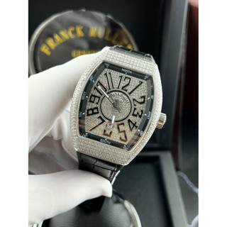 Đồng Hồ nam Franck Muller Vanguard v45 44mm máy Automatic Japan - full đá CZ