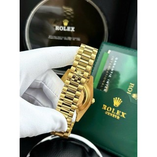 [TẶNG HỘP] T Đồng hồ NAM ROLEX daydate gold w T- automatic- Dây thép- 41mm- chống nước- BẢO HÀNH 24 tháng