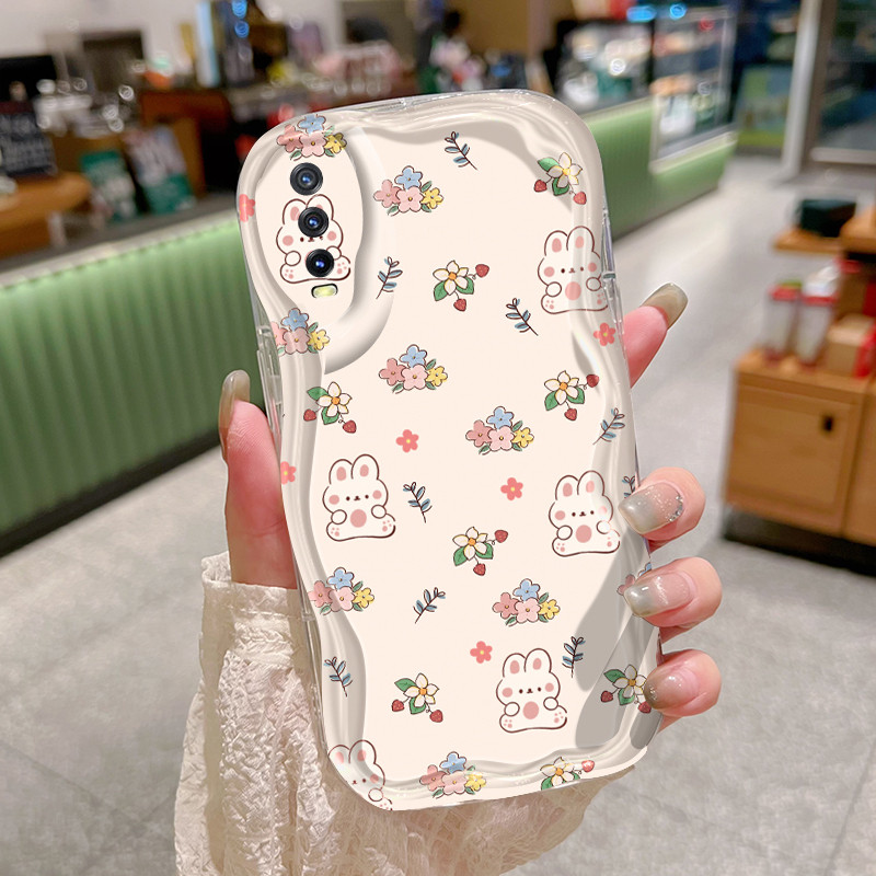 Ốp Lưng VIVO Y20 Y20i Y20s Y12s Y12a Y20t Y30G Y20S G Y20S D Y20S M Y11s Case Trong suốt Thỏ nhỏ siêu dễ thương Z5030