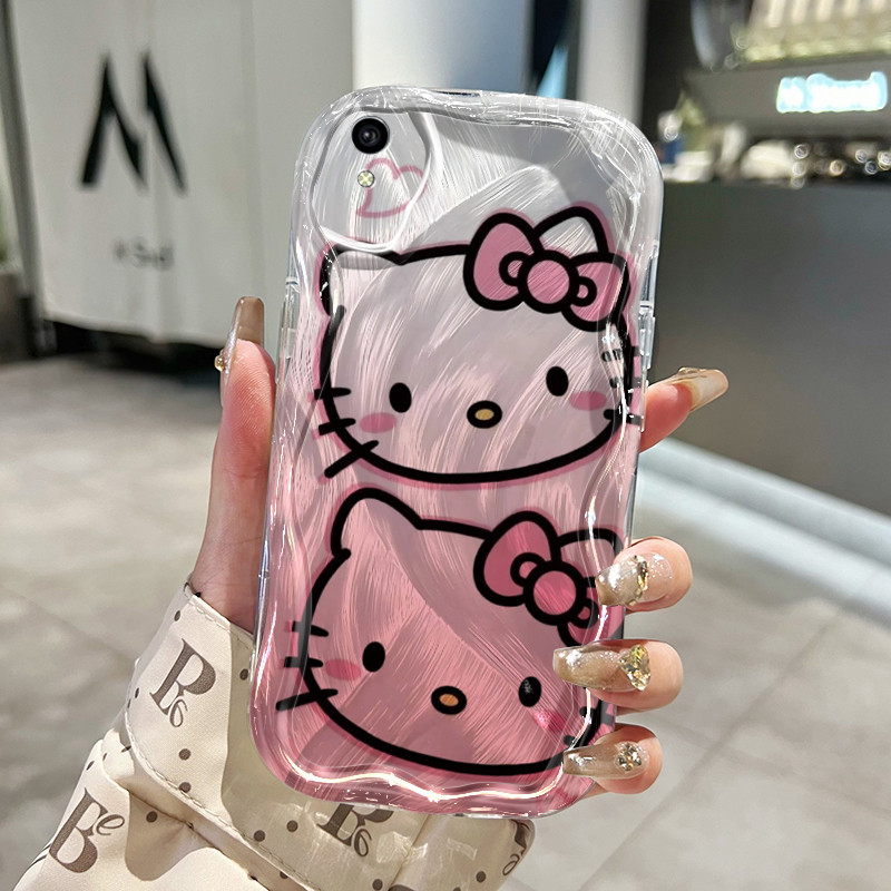 Ốp Lưng VIVO Y91C Y90 Y1s Case Trong suốt siêu dễ thương Mèo Nhỏ Z5018