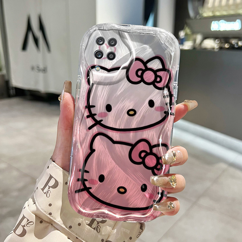 Ốp Lưng Samsung A12 4G A12 5G M12 F12 A13 A14 4G A14 5G Case Trong suốt siêu dễ thương Mèo Nhỏ Z5018