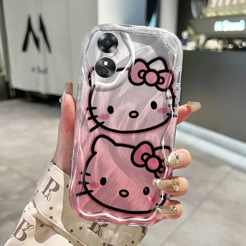 Ốp Lưng OPPO A17 A17K Case Trong suốt siêu dễ thương Mèo Nhỏ Z5018
