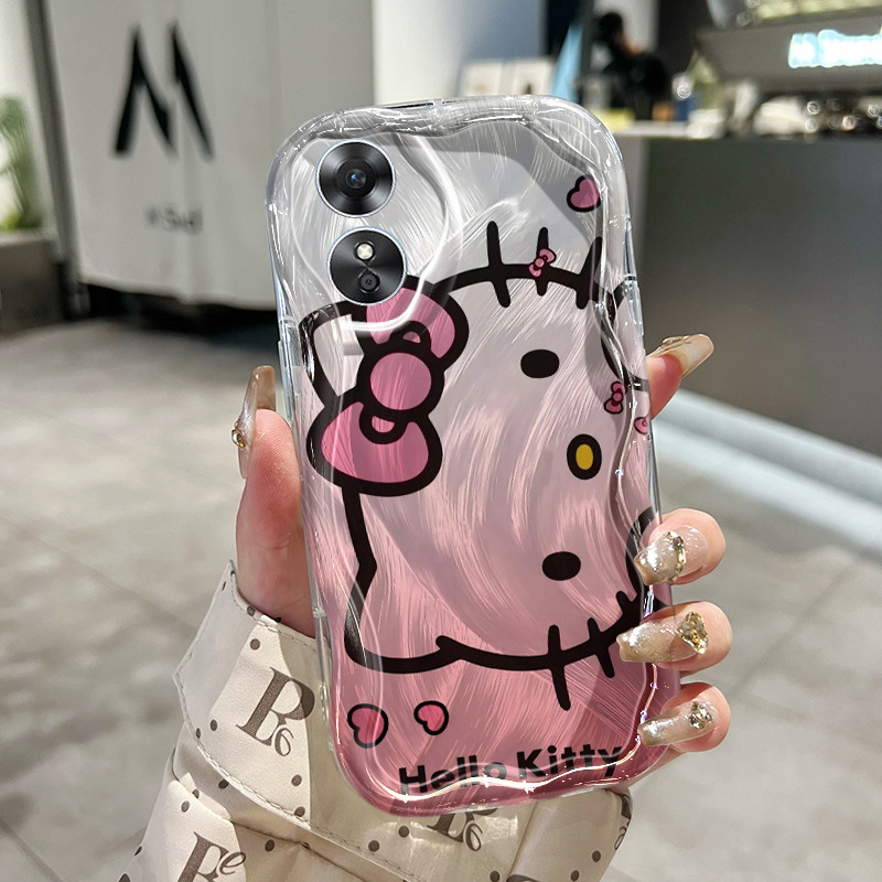 Ốp Lưng OPPO A18 A38 Case Trong suốt siêu dễ thương Mèo Nhỏ Z5018