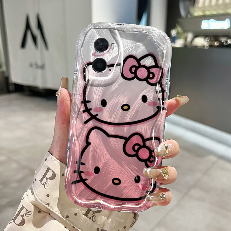 Ốp Lưng OPPO A36 A76 A96 A58 4G A60 4G A3 5G A3X 5G Case Trong suốt siêu dễ thương Mèo Nhỏ Z5018