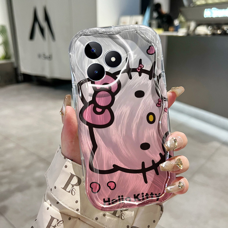 Ốp Lưng Realme C53 C51 C51s C65 C55 Note 50 Narzo N53 N55 Case Trong suốt siêu dễ thương Mèo Nhỏ Z5018
