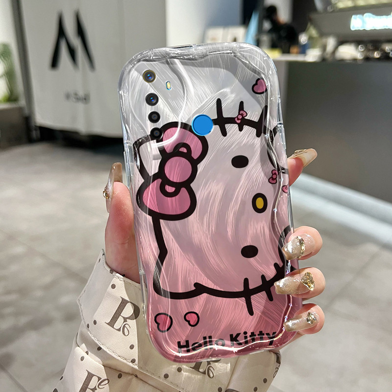 Ốp Lưng Realme 5 5i 5s 6i C3 C3i Narzo 10 10A 20A Case Trong suốt siêu dễ thương Mèo Nhỏ Z5018