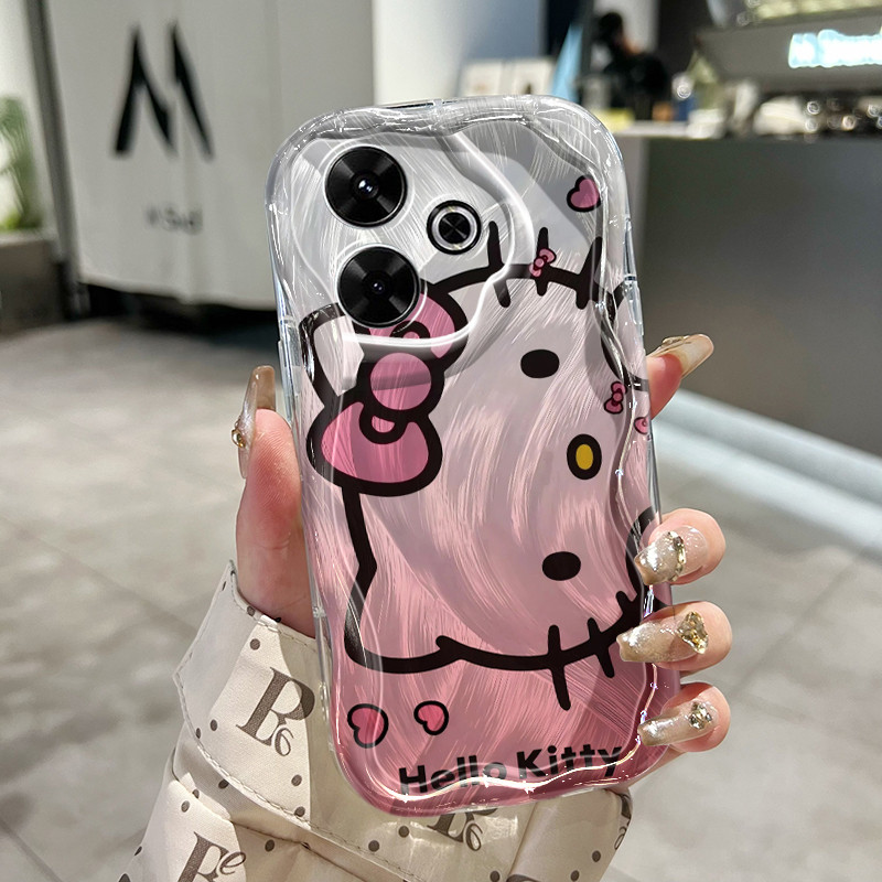 Ốp Lưng Xiaomi Redmi 13 5G 13C POCO M6 4G M6 Plus 5G C65 Case Trong suốt siêu dễ thương Mèo Nhỏ Z5018