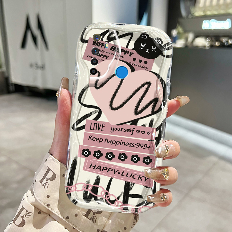 Ốp Lưng Realme 5 5i 5s 6i C3 C3i Narzo 10 10A 20A Case Trong suốt Hoạt hình Sáng tạo Z5019