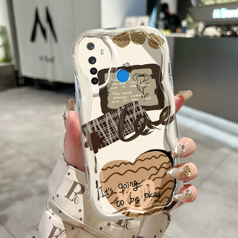 Ốp Lưng Realme 5 5i 5s 6i C3 C3i Narzo 10 10A 20A Case Trong suốt Hoạt hình Sáng tạo Z5019