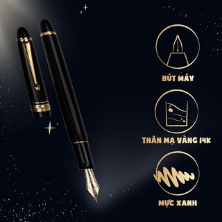 Bút máy cao cấp PILOT Custom 743 FKK-3000R-B-SF (ngòi mạ vàng 14K)
