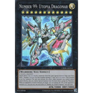[ Bài Yugioh Chính Hãng ] CR08-AE014 Number 99: Utopia Dragonar - Super Rare