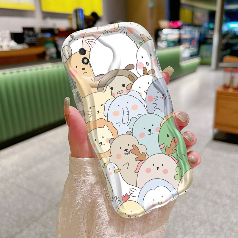 Ốp Lưng Xiaomi Redmi 9C NFC 10A 9A 9i Case Trong suốt Dễ thương Động vật nhỏ Z5004