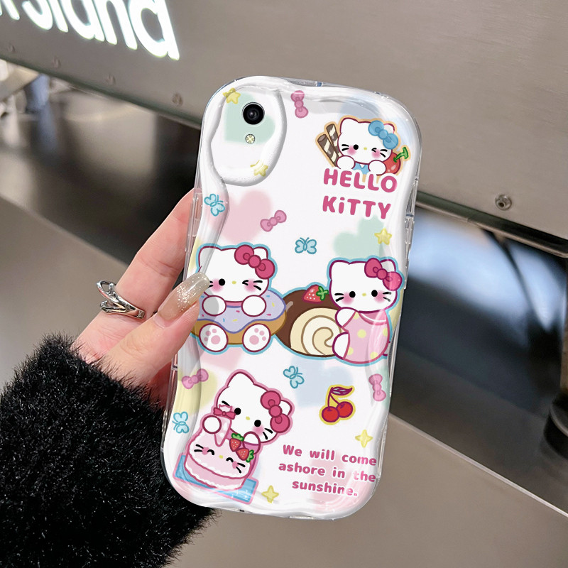 Ốp Lưng VIVO Y91C Y90 Y1s Case Trong suốt Hoạt hình Mèo Nhỏ Z4989