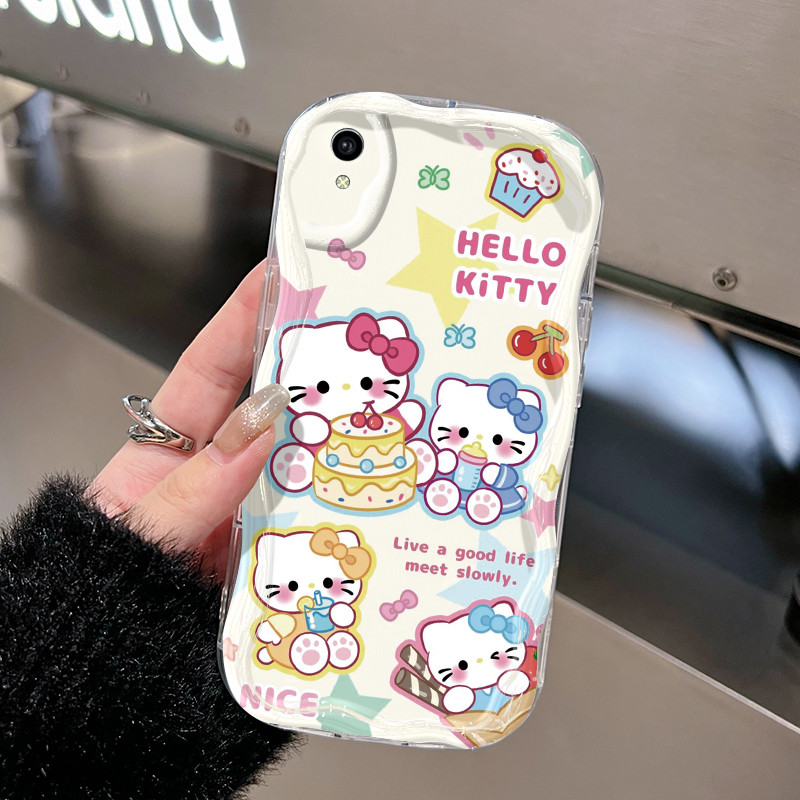 Ốp Lưng VIVO Y91C Y90 Y1s Case Trong suốt Hoạt hình Mèo Nhỏ Z4989