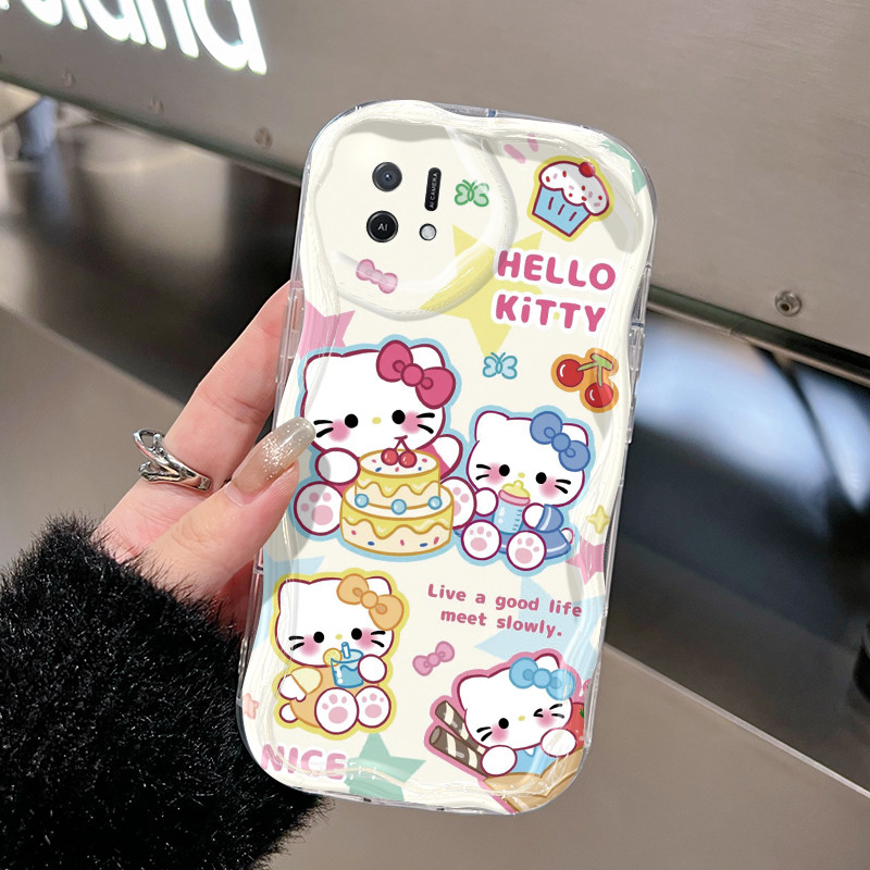 Ốp Lưng OPPO A16K A16E Case Trong suốt Hoạt hình Mèo Nhỏ Z4989