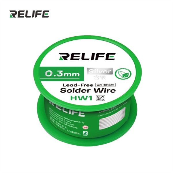 Dây thiếc hàn 183°c RELIFE HW1 dùng để hàn linh kiện, dây nối, socket, pad và điểm hàn nhỏ