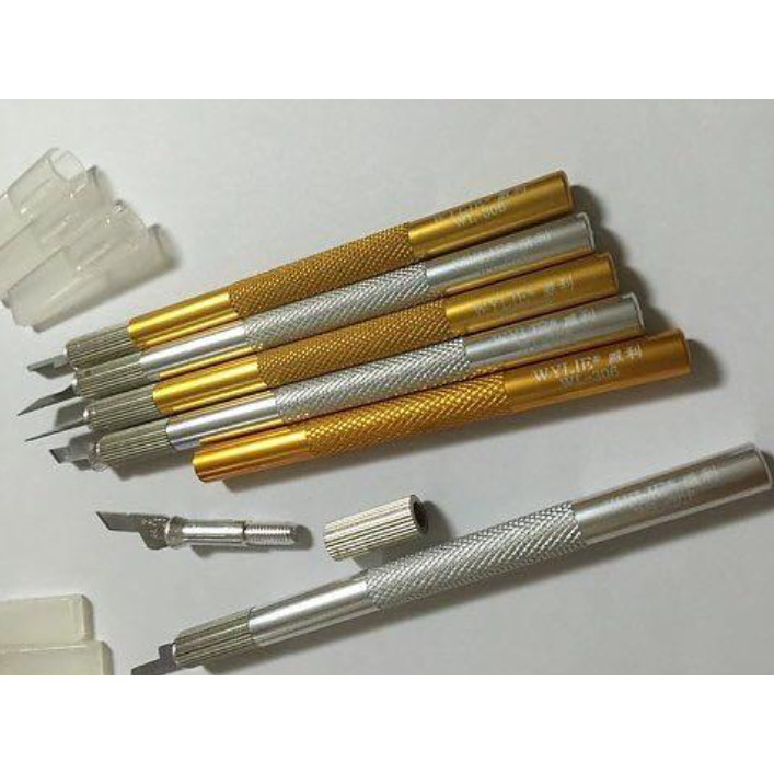 Bộ dao cạo keo WYLIE WL-306 gồm cán dao và lưỡi dao