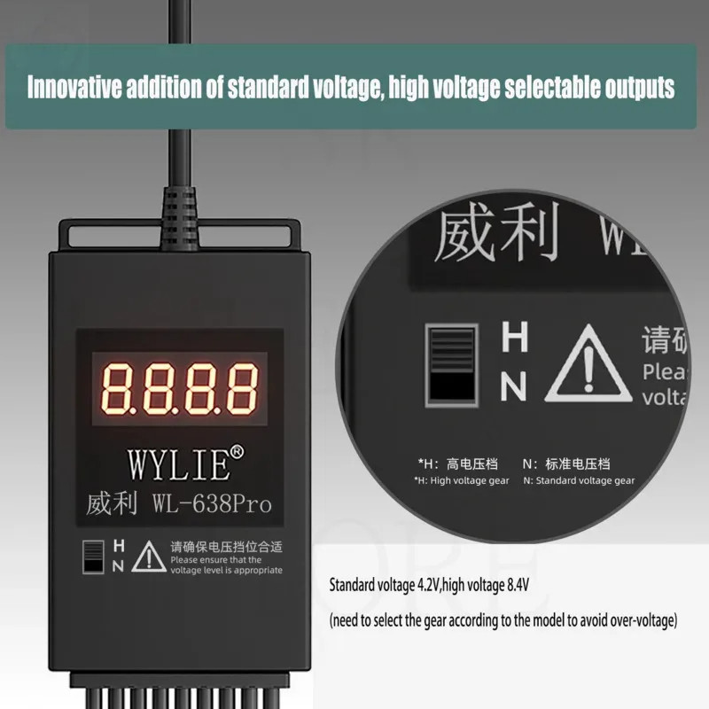 Dây cấp nguồn điện thoại WYLIE WL-638 6G-16PM